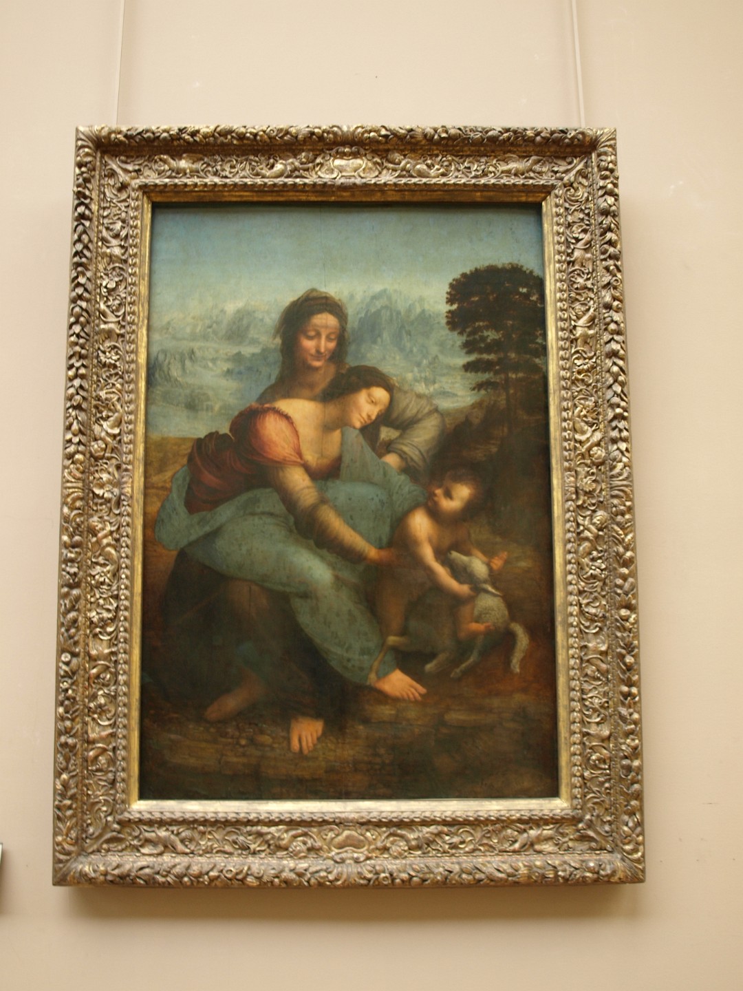 The Virgin and the Infant With Saint Anne by Leonardo Da Vinci